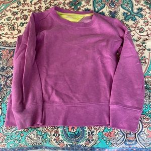 Tek Gear Purple Crew Neck Sweatshirt Sz S